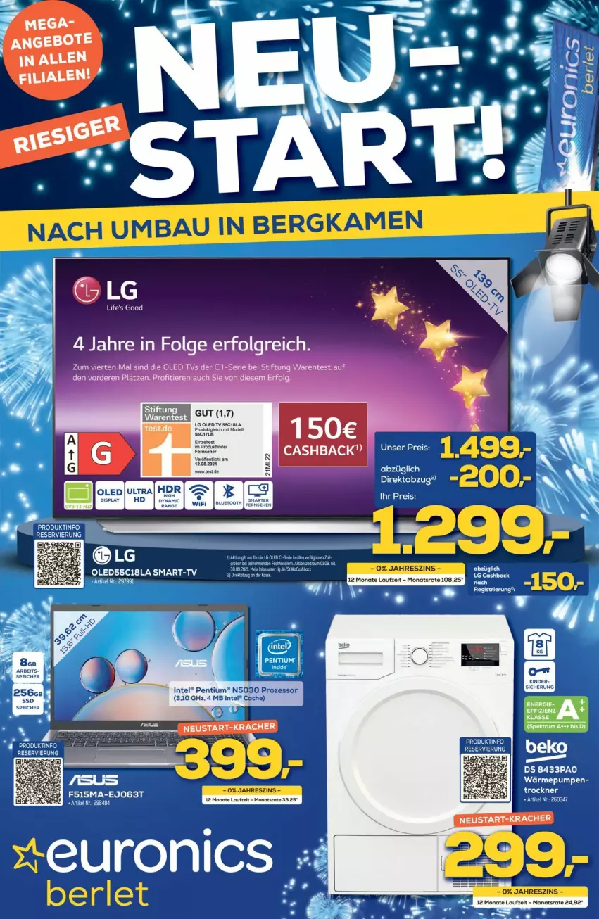 Aktueller Prospekt Euronics - Prospekte - von 08.09 bis 15.09.2021 - strona 1