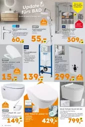 Gazetka promocyjna  - Gazetka - ważna od 31.01 do 31.01.2026 - strona 2 - produkty: aqua, armatur, auto, Bad, Bau, brause, brauseschlauch, dusche, fernbedienung, handbrause, kleid, Kleidung, passend für alle, Ria, schlauch, spülung, thermostat, Ti, tisch, Trockner, vita, Wand-Tiefspül-WC, Wanne, waschtisch, waschtischarmatur, wasser, wc-sitz