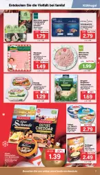 Gazetka promocyjna Famila - Prospekte - Gazetka - ważna od 10.12 do 10.12.2022 - strona 7 - produkty: auer, bacon, Bau, Bauer, Becher, bergader, bier, bierschinken, bio, creme, decke, Egger, eis, Fondue, frischkäse, galbani, Käse, käsescheiben, knacker, kühlregal, mascarpone, petrella, regal, reis, rel, schinken, Ti, wiesbauer, wiltmann, würfel, ZTE