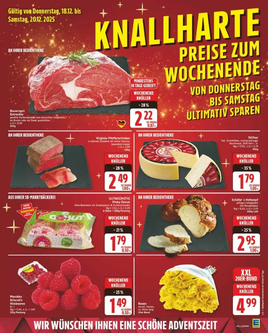 Aktueller Prospekt Edeka - Prospekte - von 15.12 bis 20.12.2025 - strona 15 - produkty: driscoll's, ente, Hefe, LG, nuss, rel, saft, Ti, zucker