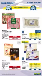Gazetka promocyjna Metro - Wochen-Angebote - Gazetka - ważna od 12.07 do 12.07.2025 - strona 10 - produkty: angebot, auer, aufschnitt, barilla, Bau, Bauer, beutel, bratwurst, chips, chipsfrisch, creme, eis, eiscreme, Funny Frisch, gin, Heu, kuchen, Mochi, olive, oliven, olivenöl, oro di parma, pasta, reis, schnitten, Ti, tomate, tomaten, wiesbauer, wurst