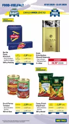 Gazetka promocyjna Metro - Wochen-Angebote - Gazetka - ważna od 12.07 do 12.07.2025 - strona 11 - produkty: angebot, auer, aufschnitt, barilla, Bau, Bauer, beutel, bratwurst, chips, chipsfrisch, creme, eis, eiscreme, Funny Frisch, gin, Heu, kuchen, Mochi, olive, oliven, olivenöl, oro di parma, pasta, reis, schnitten, Ti, tomate, tomaten, wiesbauer, wurst