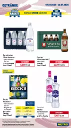 Gazetka promocyjna Metro - Wochen-Angebote - Gazetka - ważna od 12.07 do 12.07.2025 - strona 13 - produkty: Alwa, angebot, bohne, eis, espresso, flasche, gerolsteine, gerolsteiner, getränk, getränke, Gorbatschow, granini, kaffee, melitta, Metro, metro gastro, mineralwasser, Palette, pils, pilsener, reis, röstkaffee, saft, Spaten, steiner, Ti, tiefpreis, trolli, wasser, wodka