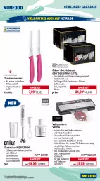 Gazetka promocyjna Metro - Wochen-Angebote - Gazetka - ważna od 12.07 do 12.07.2025 - strona 17 - produkty: angebot, auer, auto, Becher, Behälter, beutel, boss, Brei, drink, eis, elle, Gläser, HP, leine, LG, messer, Metro, Mixer, Reinigung, reis, Schere, schlauch, Schneebesen, spülmaschinen, stabmixer, teller, Ti, tisch, tomate, tomaten, Trockner, Vakuumierer, wärmepumpentrockner, Zerkleinerer