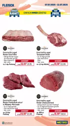 Gazetka promocyjna Metro - Wochen-Angebote - Gazetka - ważna od 12.07 do 12.07.2025 - strona 4 - produkty: Abtei, angebot, angebote, aqua, chateau, eis, filet, fisch, fische, Fischer, Flanksteak, fleisch, frischfisch, garnelen, gewürz, kabeljaufilet, lachs, marinade, Metro, natur, reis, Ria, rind, rinder, Rinderrippen, Rippen, saft, Saibling, Schere, Seesaiblingsfilet, steak, steaks, Ti, tiefpreis, whiskey, Wild