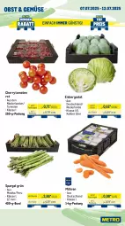 Gazetka promocyjna Metro - Wochen-Angebote - Gazetka - ważna od 12.07 do 12.07.2025 - strona 8 - produkty: albray, alpro, angebot, Becher, butter, chaumes, cherrytomaten, drink, eis, eisbergsalat, frischkäse, irische butter, Käse, kerrygold, mac, mandel, milch, möhren, obst, philadelphia, salat, spargel, spargel grün, St. Albray, Ti, tomate, tomaten, vanille