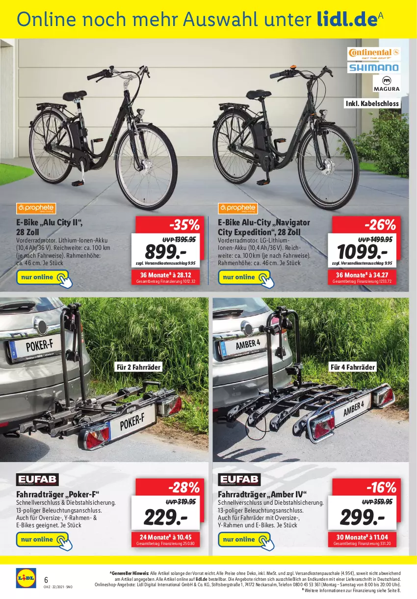 Aktueller Prospekt Lidl - Onlineshop-Highlights der Woche - von 31.05 bis 06.06.2021 - strona 6