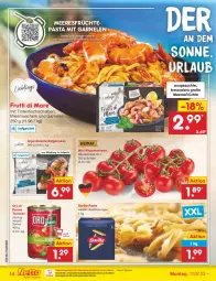 Gazetka promocyjna Netto Marken-Discount - Filial-Angebote - Gazetka - ważna od 22.07 do 22.07.2023 - strona 14 - produkty: barilla, bestpreis, eis, fisch, früchte, frutti di mare, garnelen, meeresfrüchte, Muscheln, ndk, oro di parma, pasta, reis, rezept, rezepte, rispentomaten, Schal, Schale, Ti, tomate, tomaten, Wild