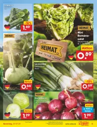 Gazetka promocyjna Netto Marken-Discount - Filial-Angebote - Gazetka - ważna od 22.07 do 22.07.2023 - strona 5 - produkty: angebot, beere, beeren, bestpreis, eis, gurke, gurken, kohlrabi, Lauchzwiebel, reis, Romanasalat, salat, Schal, Schale, Stachelbeeren, Ti, Weißkohl, ZTE, zwiebel