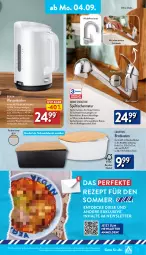 Gazetka promocyjna Aldi Nord - Von Montag - Gazetka - ważna od 09.09 do 09.09.2023 - strona 11 - produkty: armatur, asti, auto, bambus, braun, brause, brauseschlauch, brot, Brotkasten, chili, Crofton, decke, Deckel, dell, elle, gin, Kocher, messer, Mode, rezept, Ria, Schal, schlauch, schneidebrett, Spültischarmatur, Ti, tisch, wasser, wasserkocher, ZTE