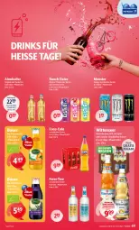 Gazetka promocyjna Getraenke Hoffmann - Prospekte - Gazetka - ważna od 13.07 do 13.07.2024 - strona 3 - produkty: almdudler, apfel, auer, Bau, Bauer, beere, bio, Birnen, brause, coca-cola, cola, drink, drinks, eis, eistee, fever-tree, gin, heidelbeere, Jubiläums, monster, Monster Energy, orange, orangen, orangensaft, pfirsich, Rauch, reis, saft, schorle, Sport, tee, Ti, zitrone, zucker