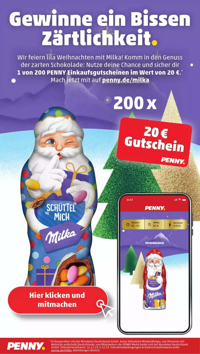 Aktueller Prospekt Penny - Prospekte - von 27.11 bis 02.12.2023 - strona 20 - produkty: eis, mac, milka, mondelez, Ti