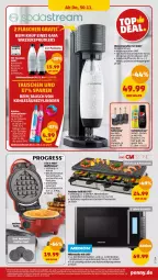 Gazetka promocyjna Penny - Prospekte - Gazetka - ważna od 02.12 do 02.12.2023 - strona 29 - produkty: auto, Bau, edelstahl, eis, elle, flasche, getränk, getränke, getränkesirup, grill, grillfläche, grillplatte, latte, LG, medion, mikrowelle, sirup, Soda, sodastream, Sprudel, spülmaschinen, Tannenbaum, thermostat, Ti, Waffeleisen, wasser, wassersprudler