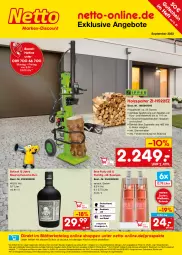 Gazetka promocyjna Netto Marken-Discount - Online-Angebote September - Gazetka - ważna od 30.09 do 30.09.2023 - strona 1 - produkty: angebot, angebote, antipasti, asti, bestpreis, bree, eis, elle, frucht, gutschein, gutscheine, Holz, Holzspalter, kraft, milch, ndk, reis, roséwein, rotwein, rum, salat, telefon, Ti, tuc, uhr, wein, Weißwein, ZTE