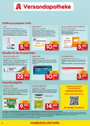 Gazetka promocyjna Netto Marken-Discount - Online-Angebote September - Gazetka - ważna od 30.09 do 30.09.2023 - strona 10 - produkty: angebot, angebote, Apotheke, Bad, Bau, Buscopan, caria, cin, cola, creme, Diclofenac, Dulcolax, eis, elle, ente, Erkältungs, Grippostad, Hefe, Hoggar Night, ilag, Imazol, Nasenspray, Nasic, Ofen, pilze, Ratiopharm, reis, rel, Ria, rwe, sac, saft, Sport, tablet, tablett, Tablette, teller, Ti, topf