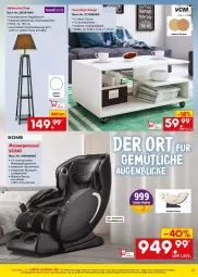 Gazetka promocyjna Netto Marken-Discount - Online-Angebote September - Gazetka - ważna od 30.09 do 30.09.2023 - strona 17 - produkty: angebot, Couch, couchtisch, eis, fernbedienung, Holz, latte, lautsprecher, Leuchte, leuchtmittel, massivholz, ndk, regal, reis, Ria, rum, sessel, stehleuchte, Ti, tisch, ZTE