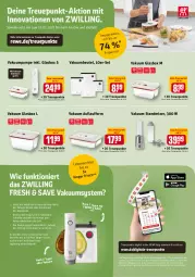 Gazetka promocyjna Rewe - Prospekte - Gazetka - ważna od 09.01 do 09.01.2022 - strona 17 - produkty: auto, Behälter, beutel, decke, Deckel, eis, elle, lebensmittel, Mixer, preisvorteil, reis, standmixer, Ti, tisch, Vakuumbeutel