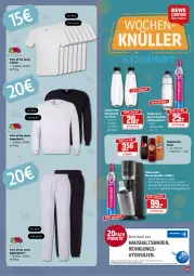 Gazetka promocyjna Rewe - Prospekte - Gazetka - ważna od 09.01 do 09.01.2022 - strona 27 - produkty: angebot, angebote, ente, flasche, gin, glasflasche, glaskaraffe, hose, Jogginghose, Karaffe, LG, payback, Reinigung, shirt, sirup, Soda, sodastream, spülmaschinen, Sweatshirt, T-Shirt, Ti, wasser, wassersprudler