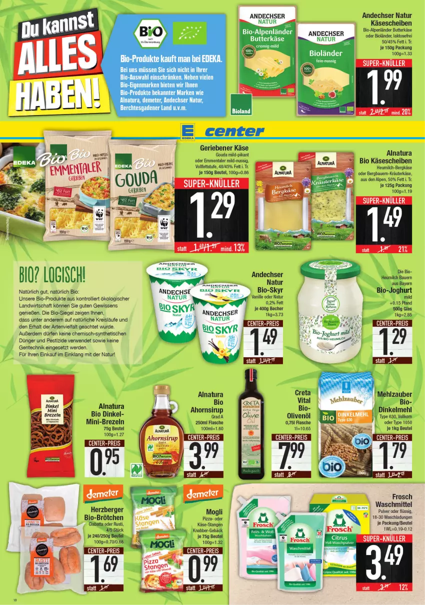 Aktueller Prospekt E Center - Angebote der Woche - von 14.02 bis 19.02.2022 - strona 10 - produkty: andechser natur, bio, natur, natura, Ti