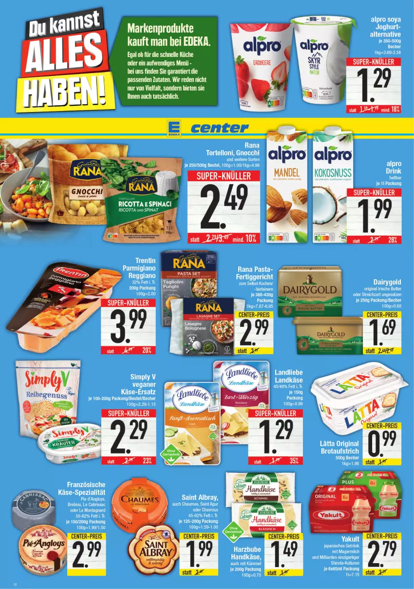 Aktueller Prospekt E Center - Angebote der Woche - von 14.02 bis 19.02.2022 - strona 12 - produkty: elle, Käse, küche, Rana, Ti