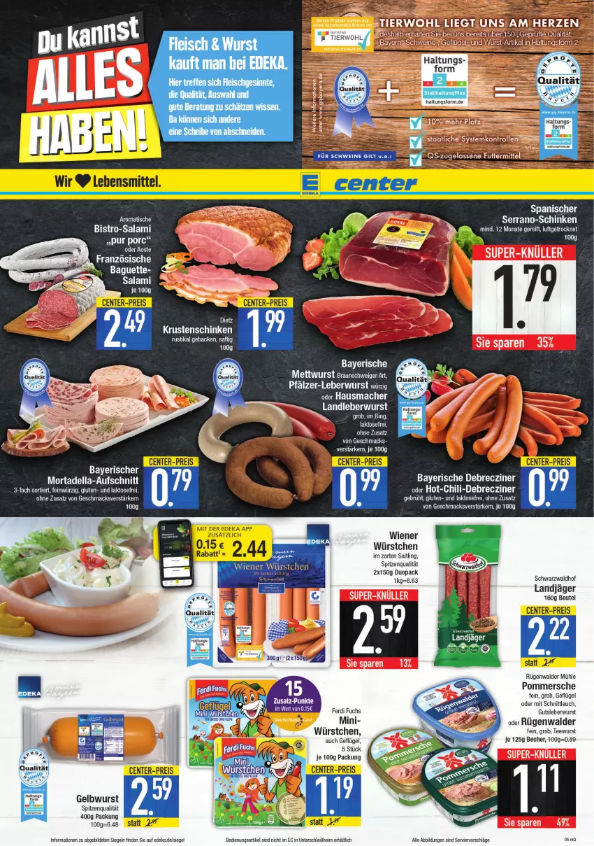 Aktueller Prospekt E Center - Angebote der Woche - von 14.02 bis 19.02.2022 - strona 5 - produkty: eis, fleisch, Ti, wurst