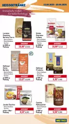 Gazetka promocyjna Metro - Wochen-Angebote - Gazetka - ważna od 20.09 do 20.09.2025 - strona 13 - produkty: angebot, bohne, bohnen, caffè crema, dallmayr, dallmayr prodomo, drink, duplo, eis, energy drink, espresso, ferrero, getränk, getränke, jacobs, jacobs tassimo, kakao, Kinder, lavazza, Metro, Palette, prodomo, red bull, riegel, sim, tassimo, Ti, tisch