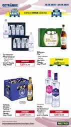 Gazetka promocyjna Metro - Wochen-Angebote - Gazetka - ważna od 20.09 do 20.09.2025 - strona 15 - produkty: Alwa, angebot, angebote, bier, bitburger, bitburger pils, bohne, burger, caffe, caramel, classico, eis, espresso, flasche, gerolsteine, gerolsteiner, getränk, getränke, Gorbatschow, mac, mineralwasser, nivea, Palette, pils, raspberry, reis, sirup, steiner, Ti, tiefpreis, wasser, wodka