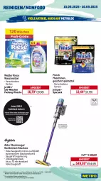 Gazetka promocyjna Metro - Wochen-Angebote - Gazetka - ważna od 20.09 do 20.09.2025 - strona 17 - produkty: akku, amaro, angebot, auto, beere, beeren, brut, brut dargent, chardonnay, de blancs, Dyson, ecco, eis, elle, Finish, flasche, frucht, fruchtsecco, geschirr, geschirrspülmittel, getränk, getränke, Havana Club, kraft, Lakritz, mango, Metro, Palette, pfirsich, primitivo, Reinigung, reis, rotkäppchen, sekt, sim, sonderposten, spülmittel, staubsauger, teller, Ti, tisch, waschmittel