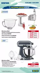 Gazetka promocyjna Metro - Wochen-Angebote - Gazetka - ważna od 20.09 do 20.09.2025 - strona 20 - produkty: angebot, auto, edelstahl, eis, Elektro, elle, fleisch, getränk, getränke, gin, kaffee, kaffeevollautomat, KitchenAid, küche, Küchen, küchenmaschine, latte, LG, Metro, milch, reis, rwe, schüssel, Spezi, teller, Ti