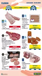 Gazetka promocyjna Metro - Wochen-Angebote - Gazetka - ważna od 20.09 do 20.09.2025 - strona 3 - produkty: angebot, axe, beef, braten, bratwurst, brustfilet, burger, eis, entrecôte, Falsches Filet, filet, fleisch, gulasch, hähnchenbrust, hähnchenbrustfilet, Haxe, krustenbraten, lamm, Metro, Nackensteak, nackensteaks, reis, rind, rinder, rindergulasch, rindfleisch, Schal, Schale, schwein, schweine, schweinenacken, steak, steakhüfte, steaks, Ti, tiefpreis, wein, weine, wurst