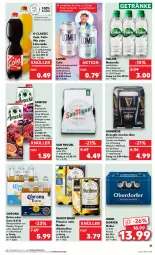 Gazetka promocyjna Kaufland - Prospekt - Gazetka - ważna od 20.03 do 20.03.2024 - strona 31 - produkty: alkohol, Alwa, amecke, angebot, angebote, bier, cola, corona, corona extra, decke, Deckel, elle, erfrischungsgetränk, flasche, frucht, fruchtsaft, getränk, getränke, gin, Guinness, Kollagen, limo, limonade, mineralwasser, natur, natürliches mineralwasser, oder radler, pils, pilsener, radler, rel, saft, Spezi, steiner, Ti, vita, Vitamine, volvic, warsteiner, wasser