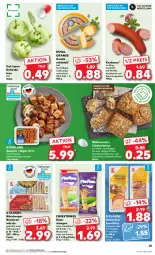 Gazetka promocyjna Kaufland - Prospekt - Gazetka - ważna od 20.03 do 20.03.2024 - strona 45 - produkty: angebot, angebote, auer, ball, Berger, blume, blumen, brötchen, brustfilet, chia, eis, filet, gewürz, gouda, gulasch, hafer, hähnchenbrust, hähnchenbrustfilet, Käse, knoblauch, kohlrabi, krakauer, Meister, mit gouda, mit paprika, mozzarella, nürnberger, orange, paprika, pfanne, pfannen, pfeffer, purland, reis, rel, ring, rum, saft, schnittkäse, schwein, sonnenblume, sonnenblumen, Sonnenblumenkerne, sonnenblumenkernen, String, Ti, tisch, wein