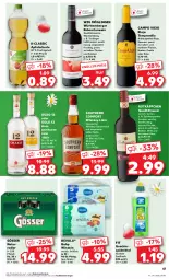 Gazetka promocyjna Kaufland - Prospekt - Gazetka - ważna od 20.03 do 20.03.2024 - strona 47 - produkty: angebot, angebote, apfel, Apfelschorle, Bau, Berger, braten, burgunder, campo viejo, cola, eis, elle, fleisch, frucht, früchte, geschirr, geschirrspülmittel, gösser, Käse, kraft, latte, likör, mac, natur, nuss, ouzo, ouzo 12, paella, qualitätswein, qualitätsweine, radler, rioja, rotkäppchen, rotwein, saft, salat, salate, schorle, Southern Comfort, spätburgunder, spülmittel, tempranillo, Ti, trolli, trollinger, wein, weine, whiskey, Wild, windeln