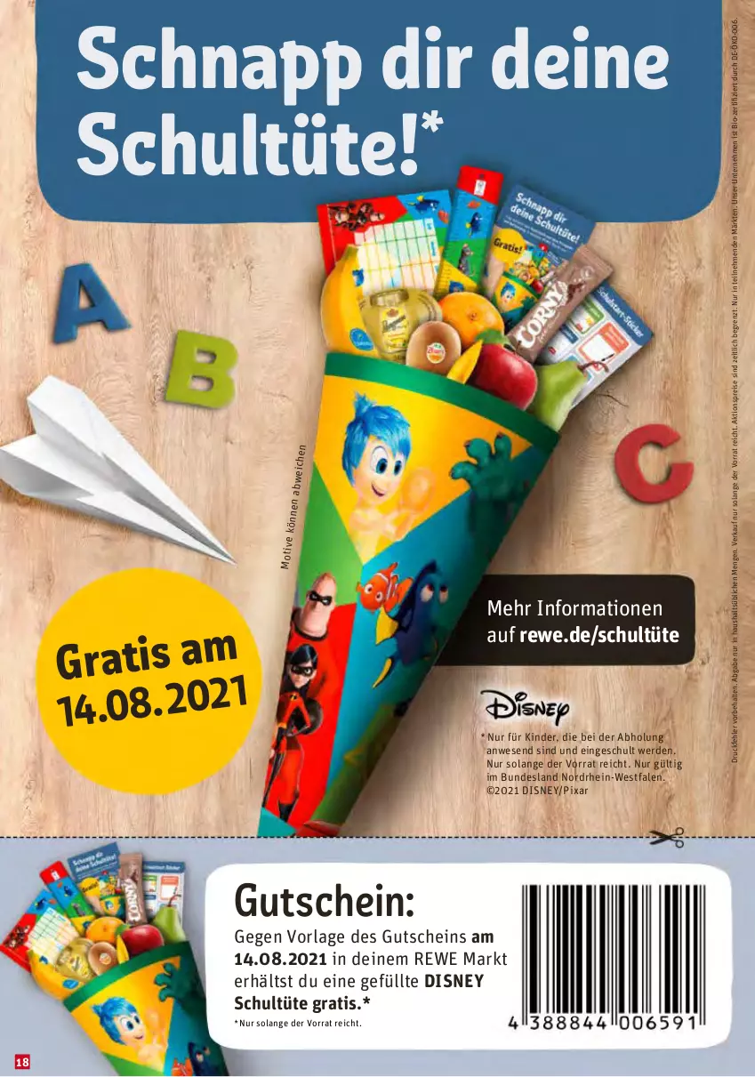 Aktueller Prospekt Rewe - Diese Woche im Angebot! - von 09.08 bis 14.08.2021 - strona 18