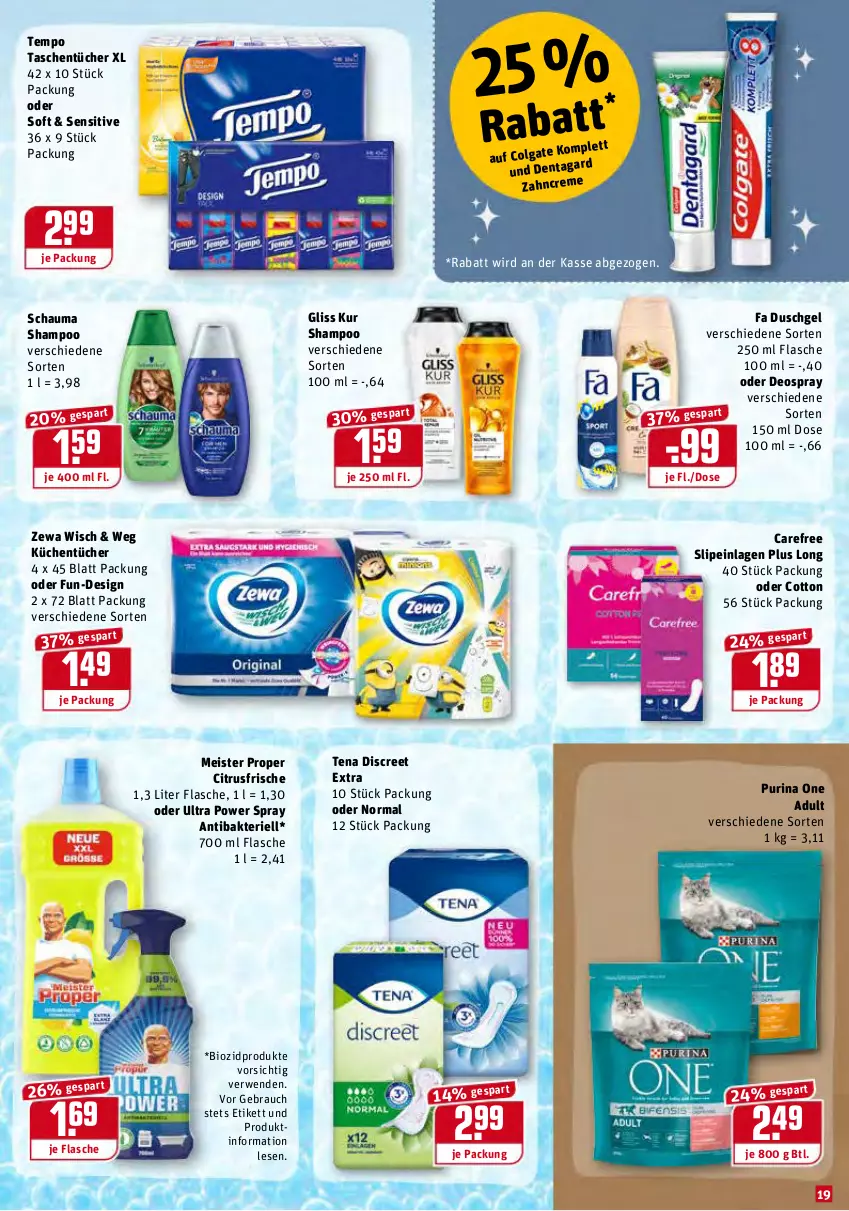 Aktueller Prospekt Rewe - Diese Woche im Angebot! - von 09.08 bis 14.08.2021 - strona 19