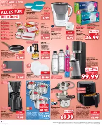 Gazetka promocyjna Kaufland - Prospekt - Gazetka - ważna od 05.06 do 05.06.2024 - strona 18 - produkty: Airfryer, angebot, angebote, auto, backofen, braten, bratpfanne, brita, decke, Deckel, edelstahl, edelstahlmesser, elle, ente, filterkaffee, filterkartuschen, flasche, fritteuse, Glasdeckel, glasflasche, grill, Heißluftfritteuse, herdarten, kaffee, kaffeemaschine, Kochtopf, küche, leine, LG, Maxtra, Mehrzweckform, melitta, messer, mikrowelle, Ofen, pfanne, Philips, pyrex, rel, Schal, schneidebrett, Schnellkochtopf, Soda, sodastream, spülmaschinen, tasse, Ti, Tiere, tisch, topf, topf-set, Tüte, wasser, wasserfilter, wassersprudler, weck, Zerkleinerer, ZTE