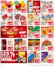 Gazetka promocyjna Kaufland - Prospekt - Gazetka - ważna od 05.06 do 05.06.2024 - strona 2 - produkty: angebot, auer, aufstrich, Bau, Bauer, Becher, beutel, blume, blumen, braten, brot, brotaufstrich, burger, Cap, cappuccino, Cashew, cashewkerne, cin, corny, eier, eis, ente, erdnüsse, erdnüssen, fleisch, frucht, fruchtjoghurt, géramont, gin, hackfleisch, jacobs, joghur, joghurt, joghurt mild, joghurt mit der ecke, kaffee, kartoffel, Käse, kirsch, kirsche, kirschen, knorr, korn, Kornbrot, krüger, landliebe, landmilch, löslicher kaffee, mango, milch, Müller, natur, Nektar, nektarinen, nektarinen oder, nudel, nudeln, oder pfirsiche, pasta, pfanni, pfirsich, pfirsiche, Popp, purland, reis, rind, rinder, rinderhackfleisch, salami, sauerkirschen, Schal, Schale, Schwartau, snack, sonnenblume, sonnenblumen, Sonnenblumenkerne, sonnenblumenkernen, Spezi, studentenfutter, Ti, vita, weichkäse, wiltmann, ZTE, zucker