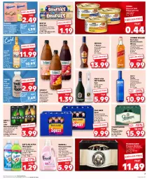 Gazetka promocyjna Kaufland - Prospekt - Gazetka - ważna od 05.06 do 05.06.2024 - strona 3 - produkty: alkohol, angebot, angebote, aperitif, ball, beck's, bier, blended scotch, blended scotch whisky, Cap, cola, creme, eis, feinwaschmittel, franziskaner, frucht, fruchtsaft, fürst von metternich, getränk, getränke, gourmet gold, Hohes C, johnnie walker, katzennahrung, lillet, limo, limonade, linsen, mac, Manner, Metaxa, Mett, metternich, Mixgetränk, natur, nestlé, orange, orangen, orangensaft, Paula, paulaner, perwoll, pils, purina, saft, schnitten, schoko, schokolade, Schokolinsen, scotch, scotch whisky, sekt, skyy, Skyy Vodka, smarties, snack, Softlan, Spezi, Staropramen, Ti, vita, Vitamine, vodka, waffeln, waschmittel, weichspüler, wein, whisky, zucker