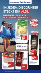Gazetka promocyjna Aldi Nord - Aldi-Vorschau - Gazetka - ważna od 20.08 do 20.08.2022 - strona 10 - produkty: aldi, apfel, apfelsaft, beere, burger, direktsaft, discount, eis, erdbeere, fleisch, fleischsalat, gouda, grandessa, gurke, gurken, konfitüre, konfitüre extra, lebensmittel, mac, natur, reis, saft, salat, Speck, Ti