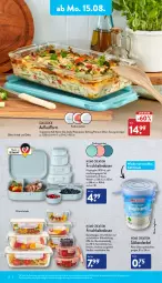 Gazetka promocyjna Aldi Nord - Aldi-Vorschau - Gazetka - ważna od 20.08 do 20.08.2022 - strona 12 - produkty: Behälter, decke, Deckel, frischhaltedosen, Germ, gin, joghur, joghurt, leine, Ria, rwe, spülmaschinen, Ti, ZTE