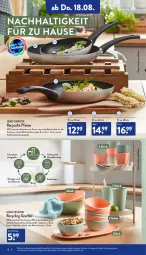 Gazetka promocyjna Aldi Nord - Aldi-Vorschau - Gazetka - ważna od 20.08 do 20.08.2022 - strona 18 - produkty: asti, Becher, Clin, dell, eis, elle, flasche, geschirr, gin, herdarten, leine, Mode, pfanne, Rauch, schüssel, Serviertablett, tablet, tablett, Ti, trinkbecher, ZTE