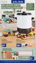 Gazetka promocyjna Aldi Nord - Aldi-Vorschau - Gazetka - ważna od 20.08 do 20.08.2022 - strona 20 - produkty: ambia, auto, Bau, Behälter, dell, elle, gin, Gläser, Kochtopf, mac, marmelade, Mode, obst, Obst und Gemüse, papier, Ria, Schal, Ti, topf, uhr, und gemüse, ZTE