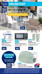 Gazetka promocyjna Aldi Nord - Aldi-Vorschau - Gazetka - ważna od 20.08 do 20.08.2022 - strona 26 - produkty: aldi, alle artikel ohne dekoration, angebot, angebote, auer, Bau, dekoration, edelstahl, eis, Elektro, elle, erde, gin, grill, LG, mikrowelle, Nähmaschine, ndk, Ofen, reis, rwe, stuhl, teppich, Ti, topf, übertopf, uhr