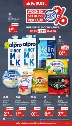 Gazetka promocyjna Aldi Nord - Aldi-Vorschau - Gazetka - ważna od 20.08 do 20.08.2022 - strona 33 - produkty: aldi, alpro, apfel, apfelmus, bavaria blu, Becher, bergader, beutel, butter, dallmayr, drink, espresso, hafer, haferflocken, joghur, joghurt, kaffee, kaffeekapseln, kaffeemaschine, kölln, landliebe, nespresso, nestlé, Ria, Streichzart, Ti