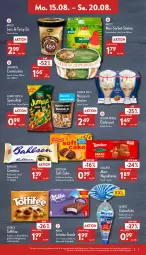 Gazetka promocyjna Aldi Nord - Aldi-Vorschau - Gazetka - ważna od 20.08 do 20.08.2022 - strona 7 - produkty: alkohol, alpenmilch, bahlsen, Becher, beutel, cin, comtess, creme, cremissimo, dessert, eis, eiskonfekt, frucht, funny-frisch, griesson, haselnuss, karamell, kuchen, langnese, langnese cremissimo, melone, milch, milka, mit frucht, Nougatcreme, nuss, paprika, reis, schoko, schokolade, sim, snack, Sorbet, Spezi, stieleis, storck, Ti, toffifee, ZTE