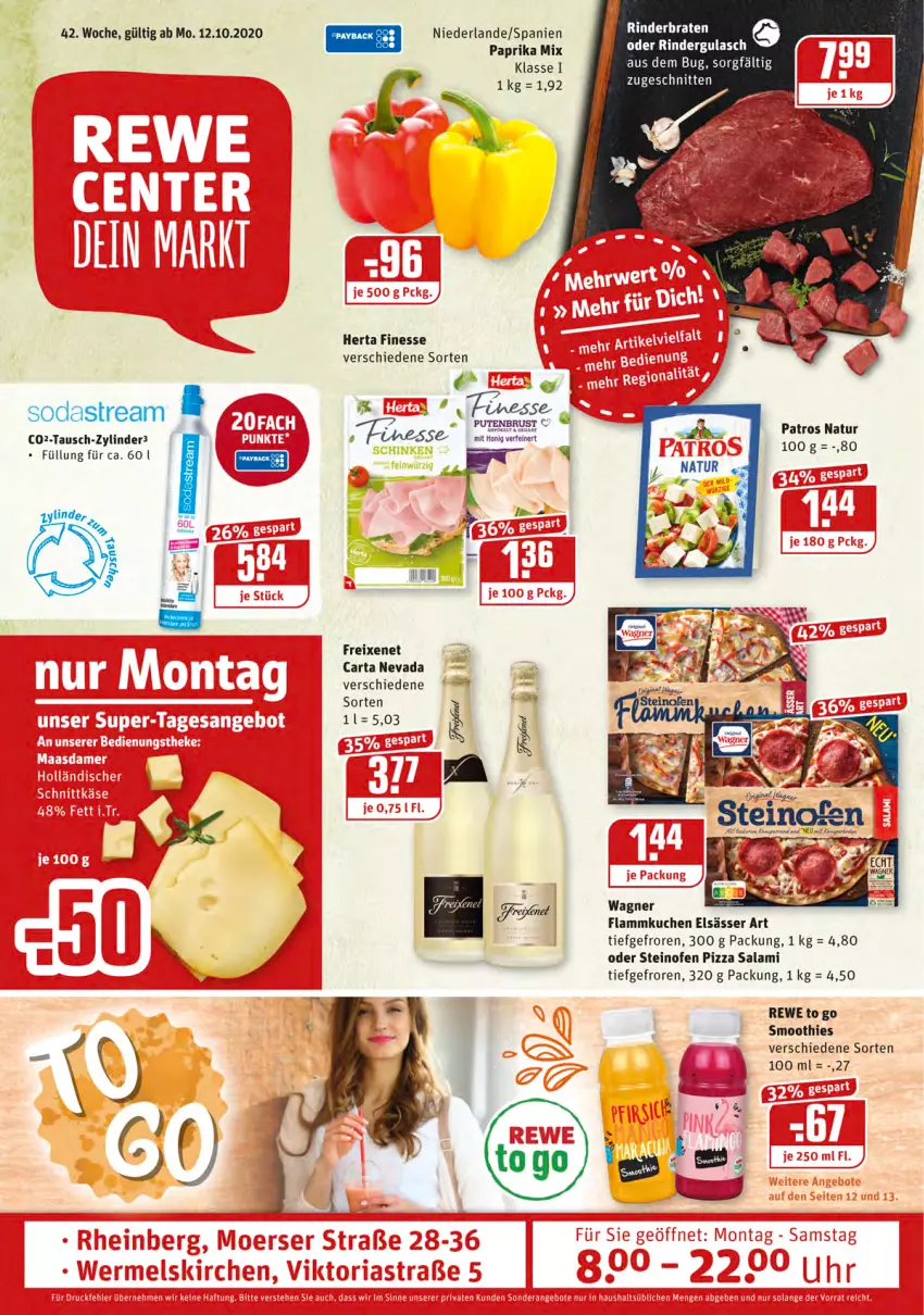 Aktueller Prospekt Rewe - Prospekte - von 12.10 bis 18.10.2021 - strona 1