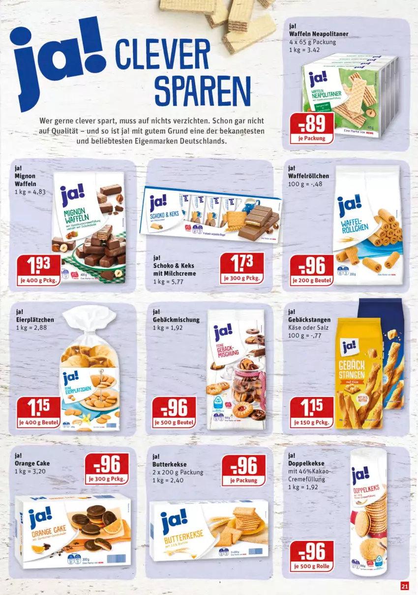 Aktueller Prospekt Rewe - Prospekte - von 12.10 bis 18.10.2021 - strona 21