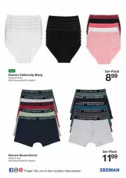 Gazetka promocyjna Zeeman - Prospekte - Gazetka - ważna od 14.01 do 14.01.2022 - strona 2 - produkty: Bau, baumwolle, LG, shorts, slip, Taillenslip, wolle