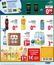 Gazetka promocyjna Edeka - Prospekte - Gazetka - ważna od 07.06 do 07.06.2025 - strona 24 - produkty: Alwa, brunnen, cola, deka, drink, eis, elle, energy drink, erfrischungsgetränk, flasche, franken brunnen, gerolsteine, gerolsteiner, getränk, granini, granini die limo, krumbach, limo, mineralwasser, monster, Monster Energy, natur, orange, payback, reis, rel, rum, sinalco, steiner, Ti, wasser, zitrone, ZTE