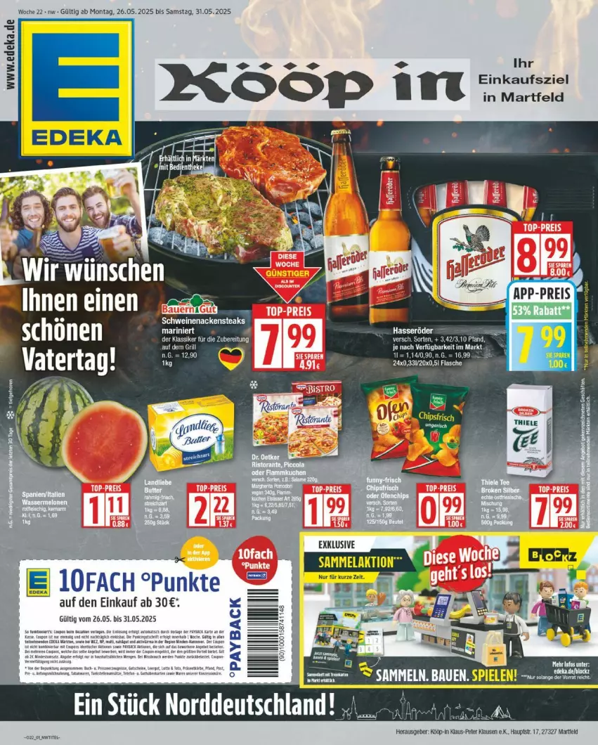 Aktueller Prospekt Edeka - Prospekte - von 26.05 bis 31.05.2025 - strona 1 - produkty: ristorante, Ti